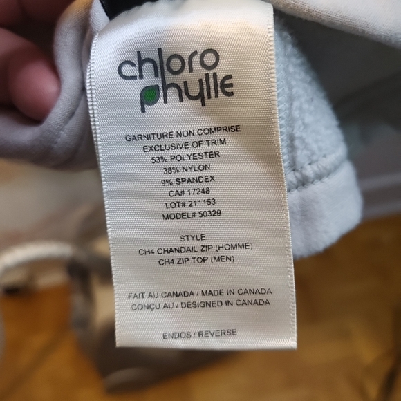 Chlorophylle Men Zip shirt Size Small - Picture 4 of 6